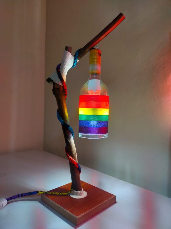 Upcycle Glass Bottle Lamp